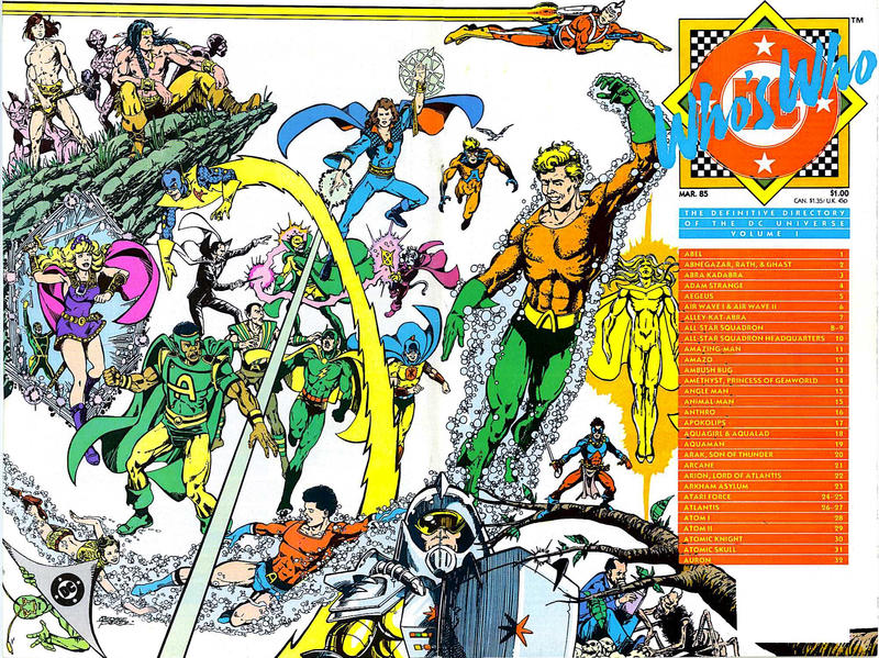 Who's Who: The Definitive Directory of the DC Universe Title Index