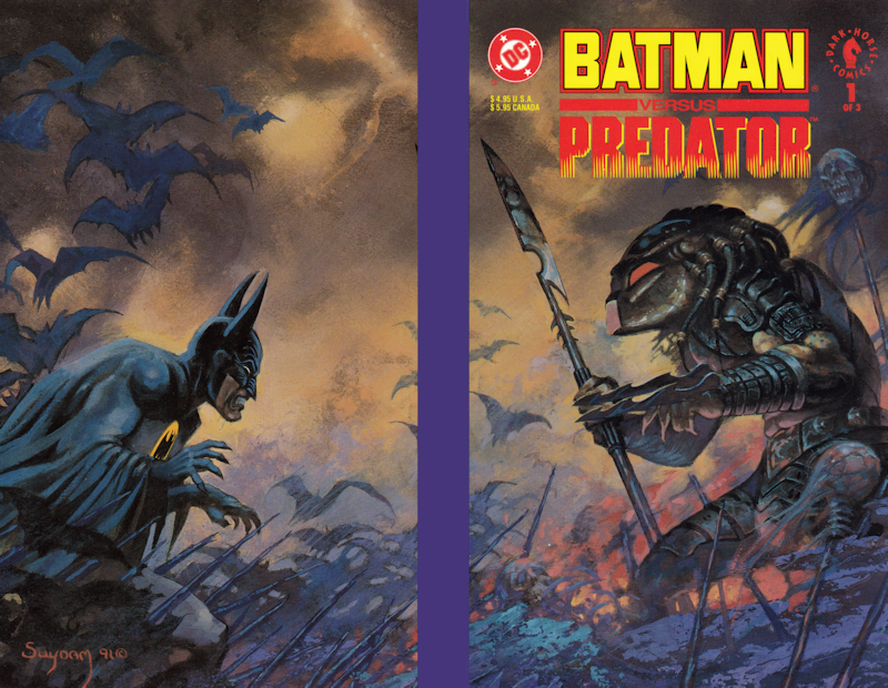 Batman versus Predator Title Index